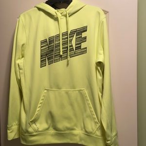 Nike neon yellow sweatshirt